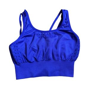 Gymshark Energy Women’s Purple Sports Bra with Mesh Accents
